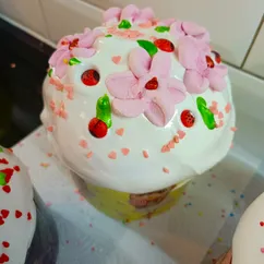 Глазурь для куличей на желатине. Глазурь, которая не крошится