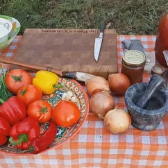 Чашушули (ჩაშუშული) в казане. Оптимально для приготовления на природе