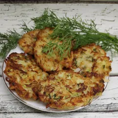 Драники из кабачков и картофеля 🥔🧄