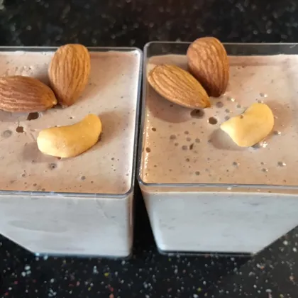 Десерт из ряженки с какао