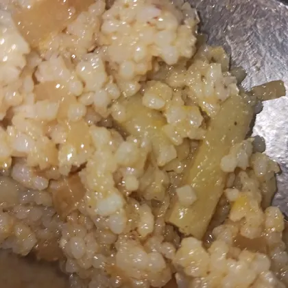 Рис со спаржевой фасолью