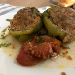 Перцы фаршированные с овощами