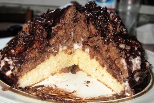 Торт Кучерявый пинчер - рецепт с вишней - Дом Десертов