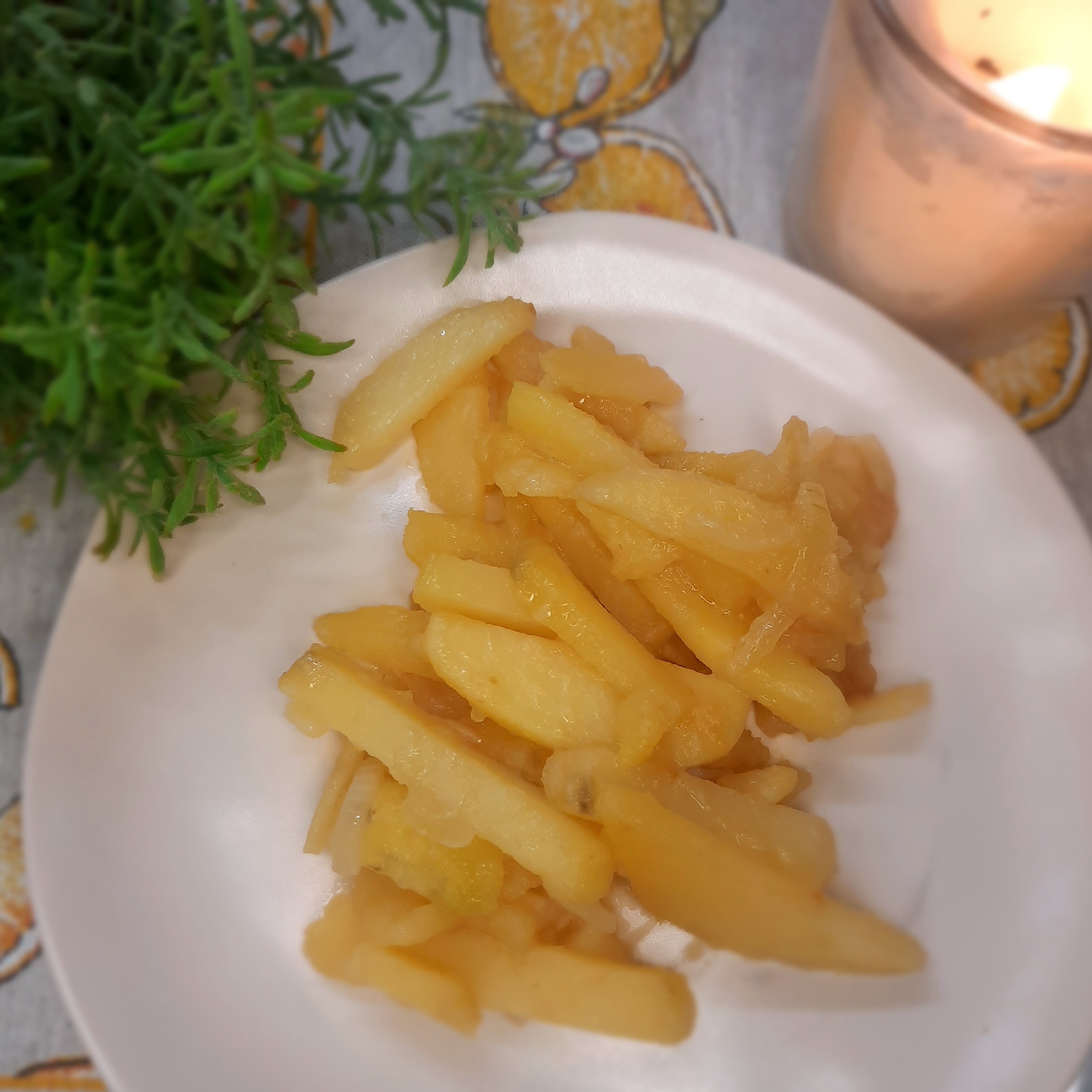 Картошка с луком жареная