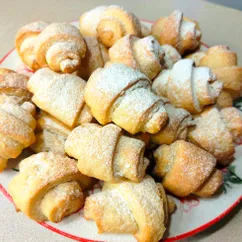 Творожные рогалики