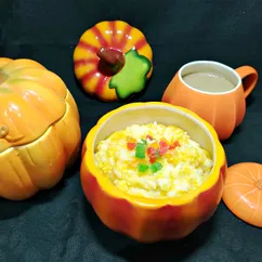 Тыквенная каша с рисом на молоке 