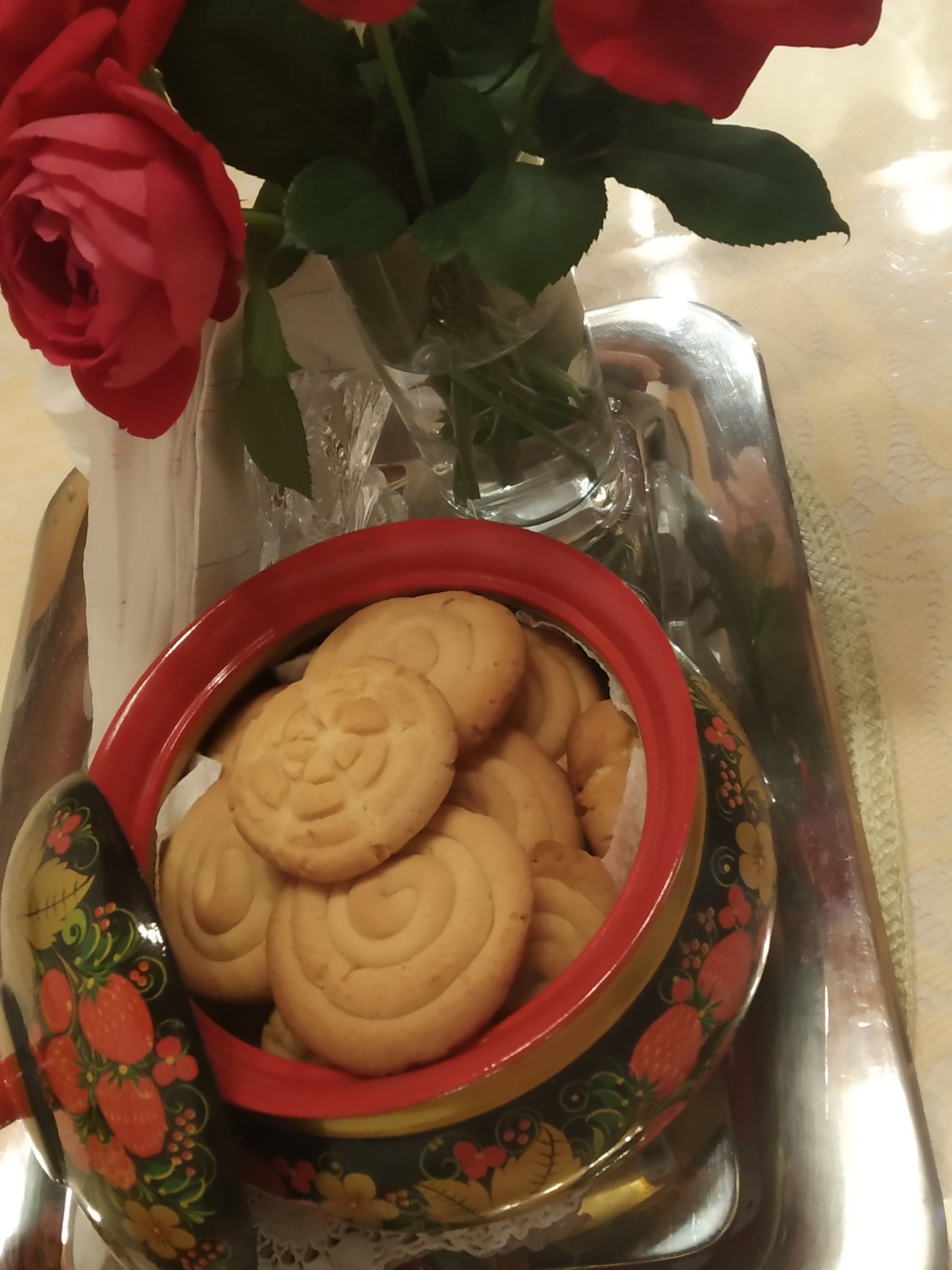 Печенье с белым вином