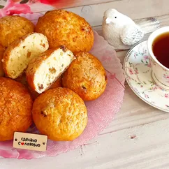 🥯 Творожные булочки с изюмом. Бездрожжевая выпечка 