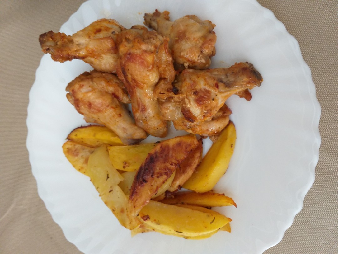 Куриные плечики в аджике