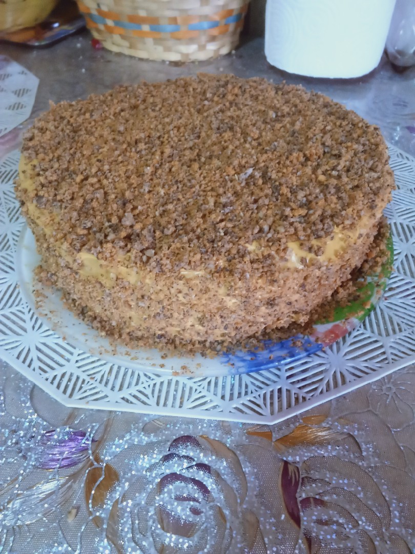 Медово-ореховый торт