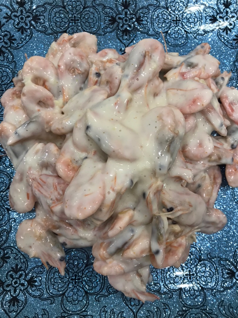 Креветки с сыром