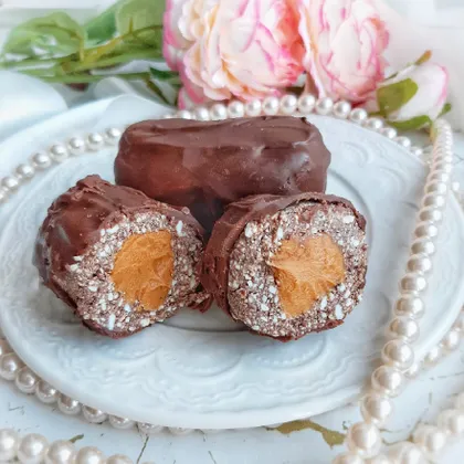 ПП Шоколадно-Творожные сырки с арахисовой пастой