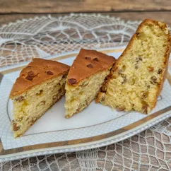 Творожный кекс с изюмом