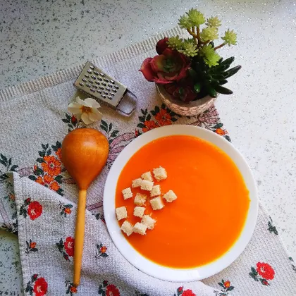 Тыквенный суп со сливками