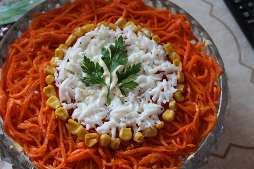 Салат "Лисичка"