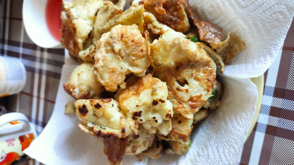 Капуста в кляре (брюссельская и цветная)