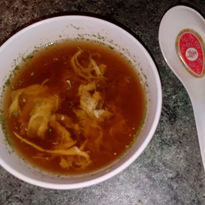 Яичный суп по-китайски Chi Tzu T'ang