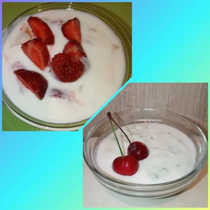 Фруктовый йогурт из покупной закваски в мультиварке