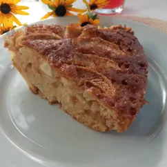 Яблочный пирог на кефире 