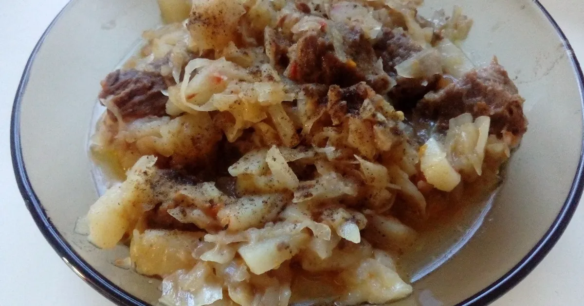 Бигус с картошкой – пошаговый рецепт приготовления с фото