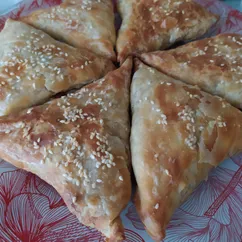 Веганская самса с растительным фаршем