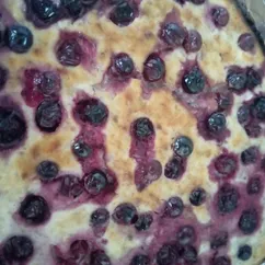 Творожная запеканка с гречкой и клюквой