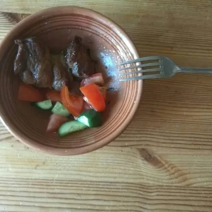 Мясо запечённое в соевом соусе