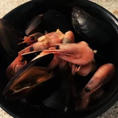 Мидии и креветки 🦐