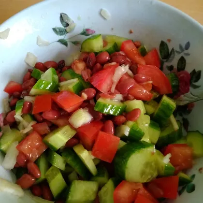 Салат из красной фасоли