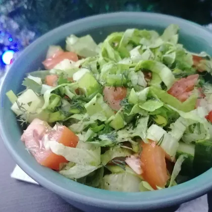 Овощной салат для разгрузочного дня