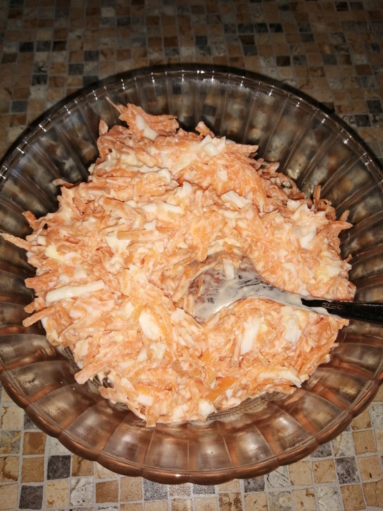 Быстрый салат из моркови