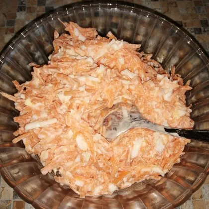 Быстрый салат из моркови