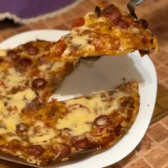 Пицца с моцареллой🍕