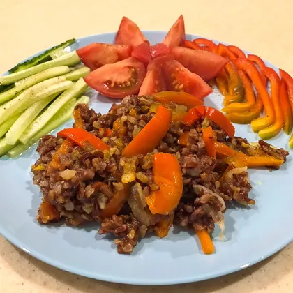 Рис рубин с овощами