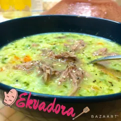 Сырный суп со шпинатом и яйцом 🍲