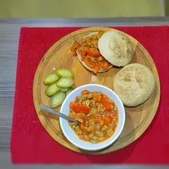 Бюджетный Бургер Sloppy Joe (Неряха Джо). Мясной соус для бургера