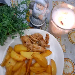 Картошка в духовке по-деревенски