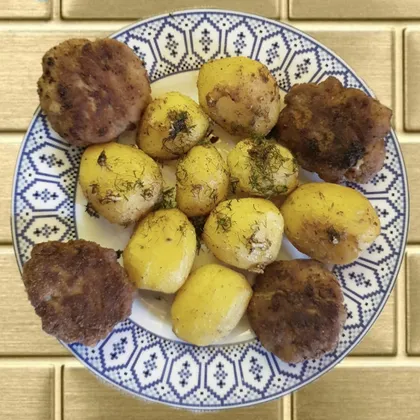 Картофель запеченный по-деревенски 🤗 с корочкой и лайфхаК
