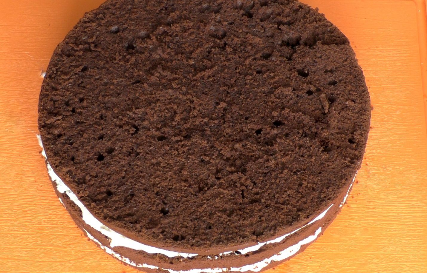 Шоколадный бисквит с шоколадом