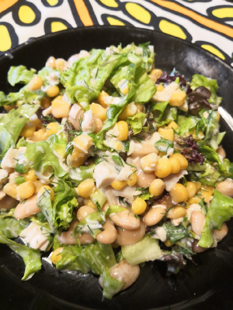 Салат "Белковая бомба"