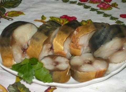 Почти копчёная скумбрия