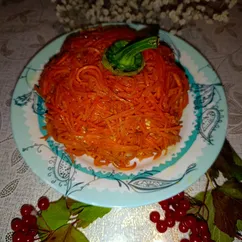 Тыква без тыквы с корейской морковкой