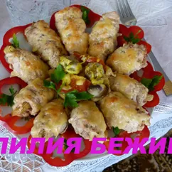 Куриные рулетики сюрприз