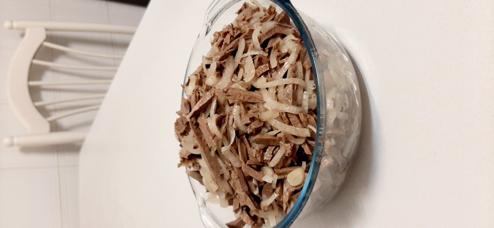 Салат из сердца