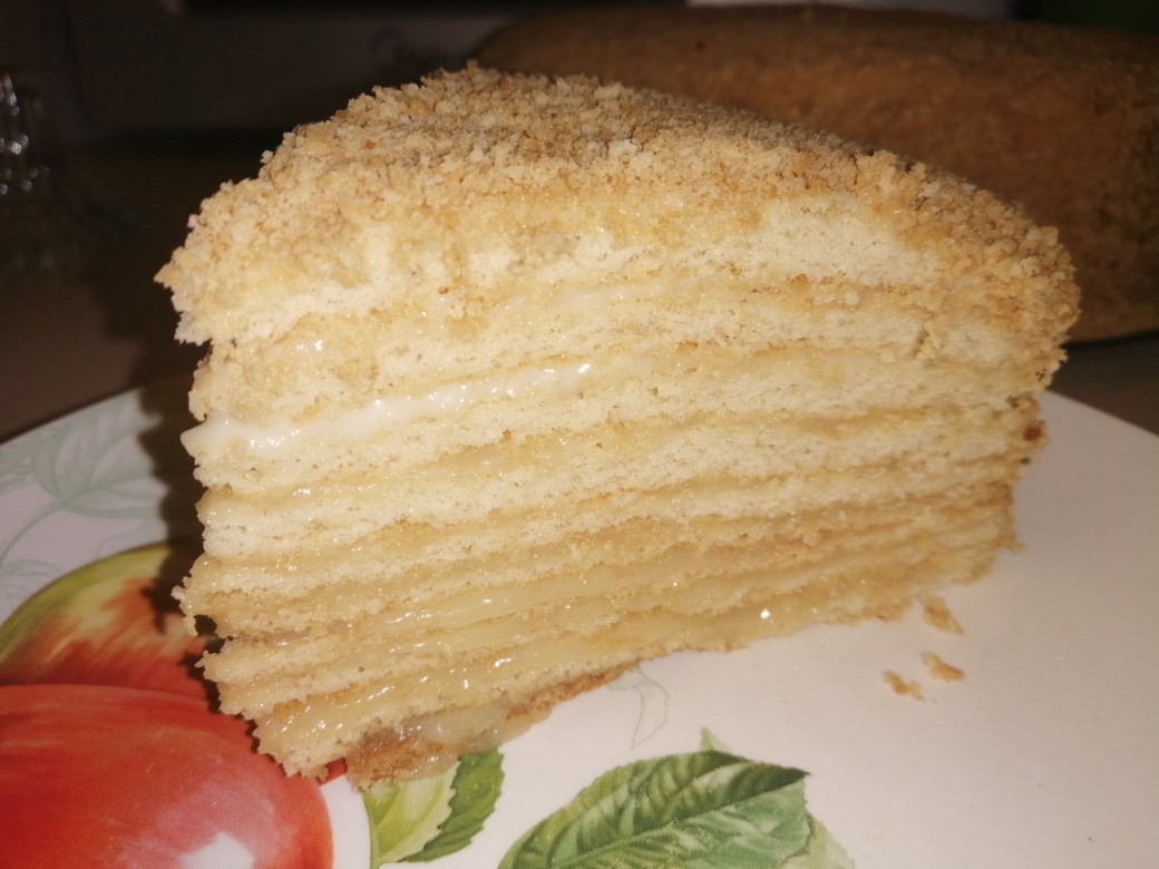 Бисквитный Медовик торт рецепт с фото пошагово