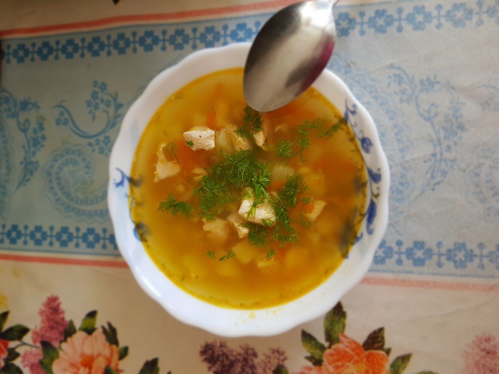 Суп гороховый на курином бульоне в мультиварке рецепт пошаговый с фото - prachka-mira.ru