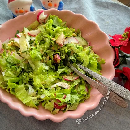 Летний салат из редиса