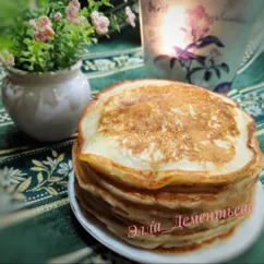 Блины банановые на дрожжах🥞