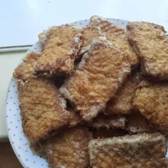 Вафельные коржи с фаршем 