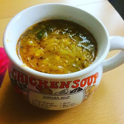 Кабачковый суп с лапшой